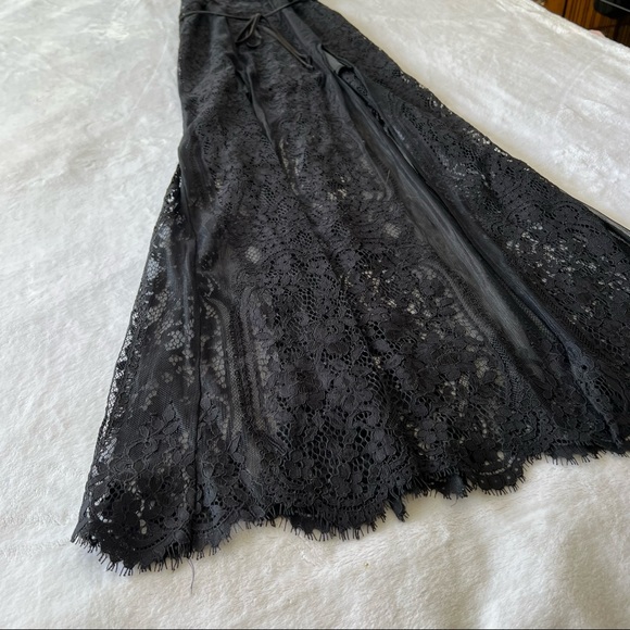 For Love And Lemons Longhorn Maxi Dress in Black - Picture 8 of 14